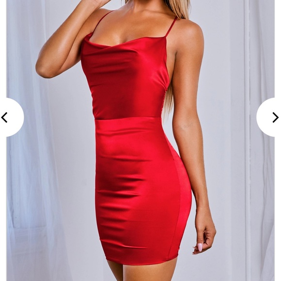 BABYBOO Cleo Mini Dress - Red - Picture 3 of 7